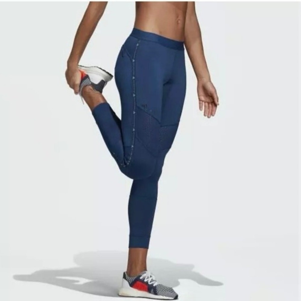 Stella McCartney ADIDAS Performance Essentials Women's‎ Long Tights/Navy Size M